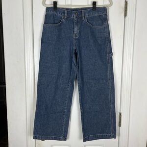 Vintage Y2K Levi’s Carpenter Jeans Sz 8 Wide Leg Mid Rise